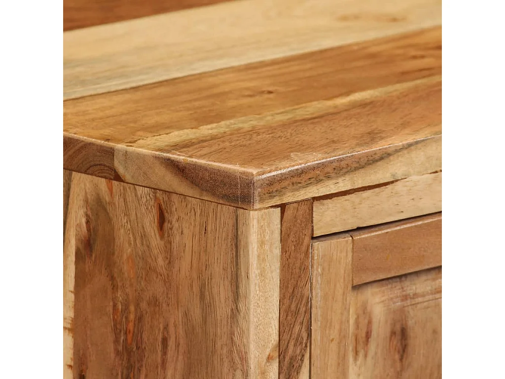 Buffet Bois d'acacia solide 60x35x76 cm Marron