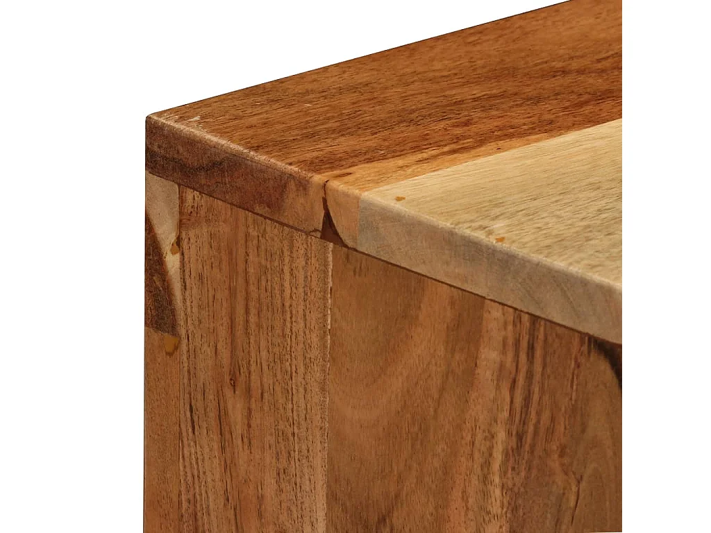 Buffet Bois d'acacia solide 60x35x76 cm Marron