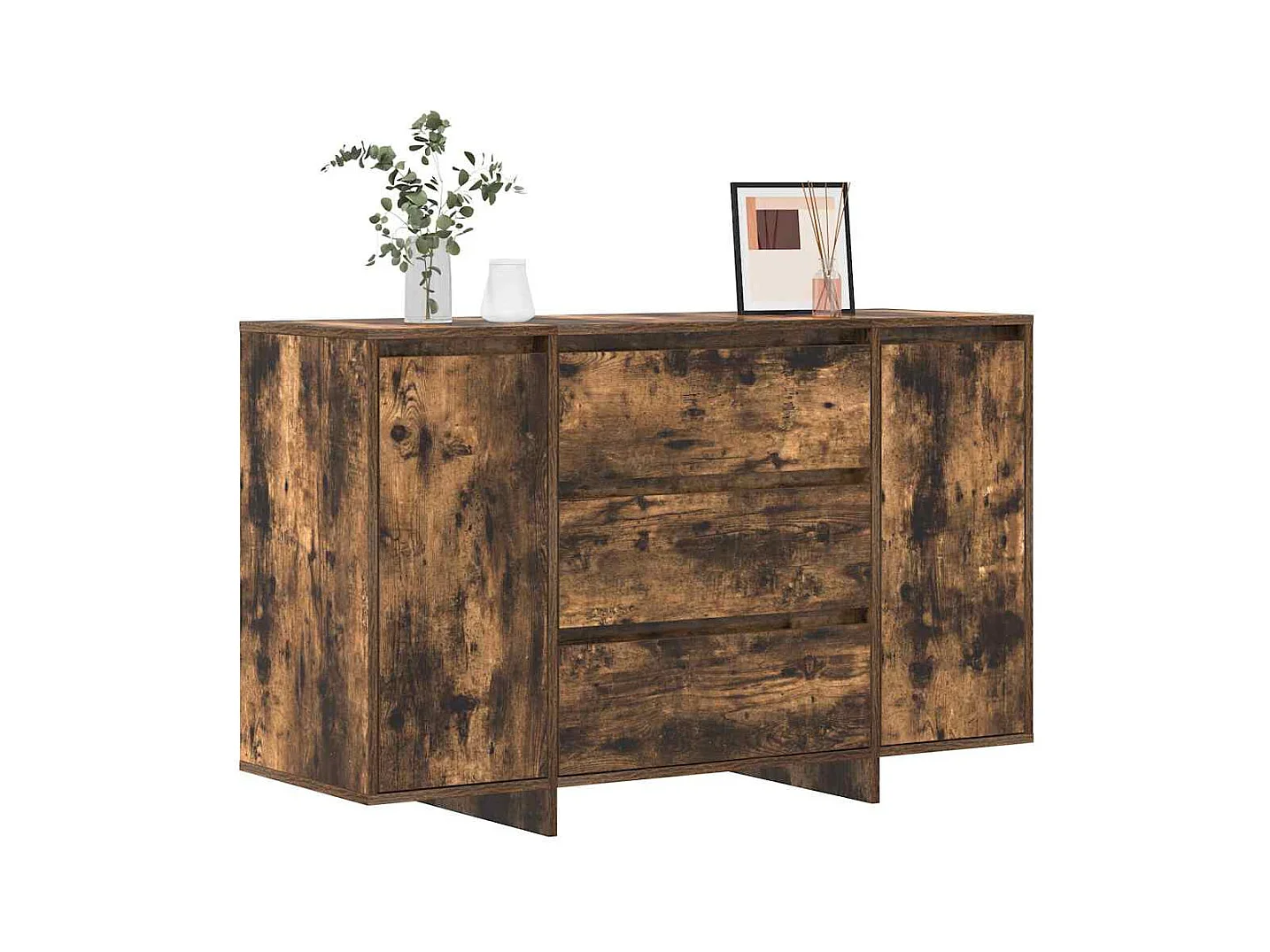 Buffet Chêne fumé 120 x 41 x 75 cm Bois d'ingénierie