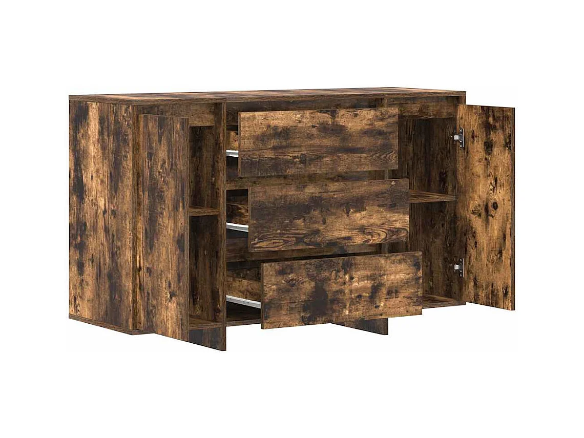 Buffet Chêne fumé 120 x 41 x 75 cm Bois d'ingénierie