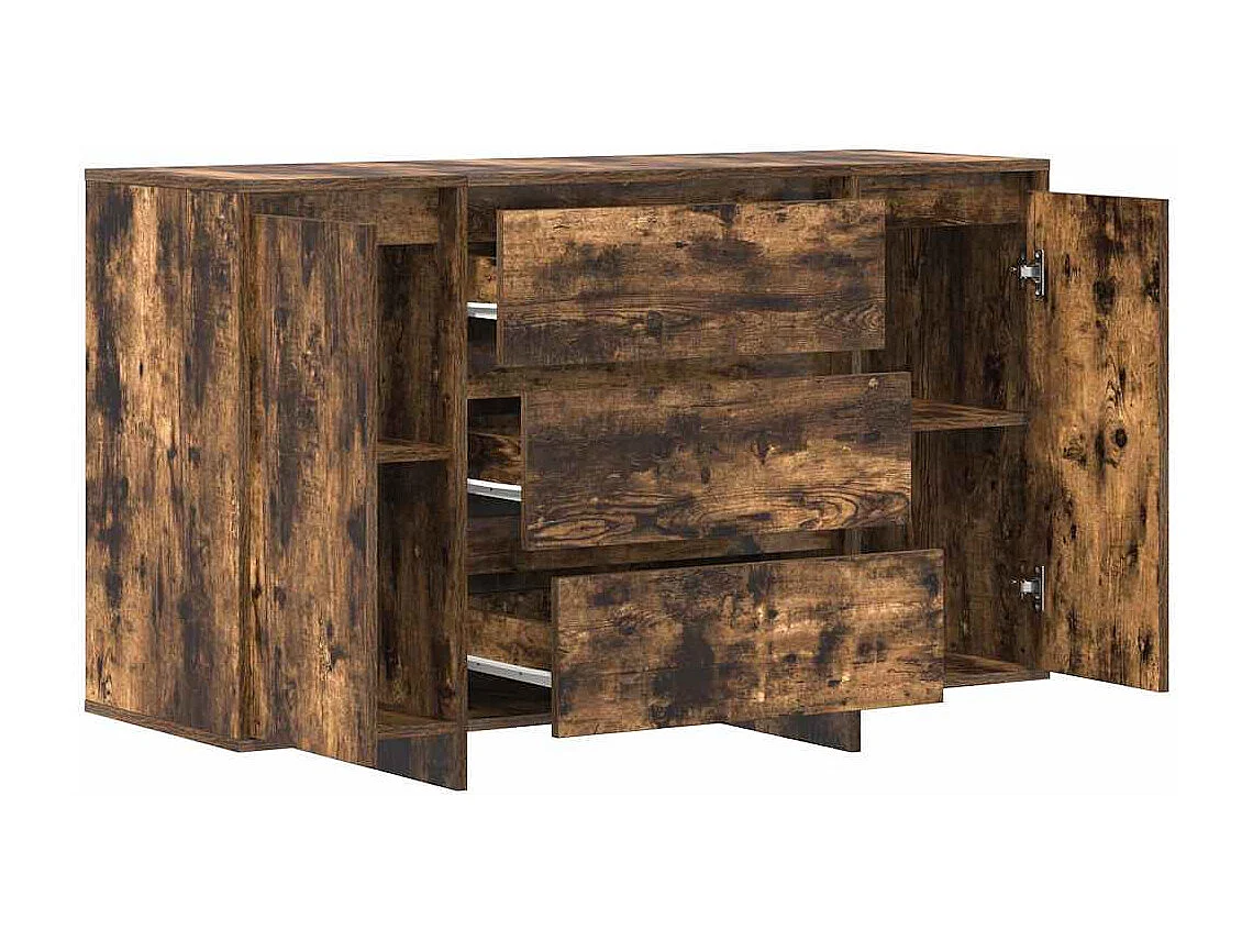 Buffet Chêne fumé 120 x 41 x 75 cm Bois d'ingénierie