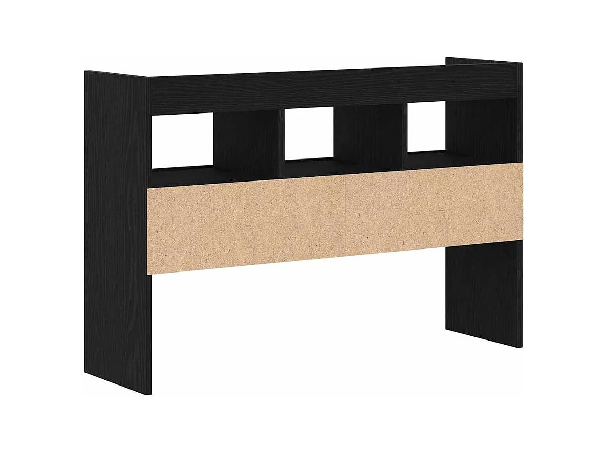 Buffet avec tiroir Noir 105 x 30 x 70 cm Bois d'ingénierie