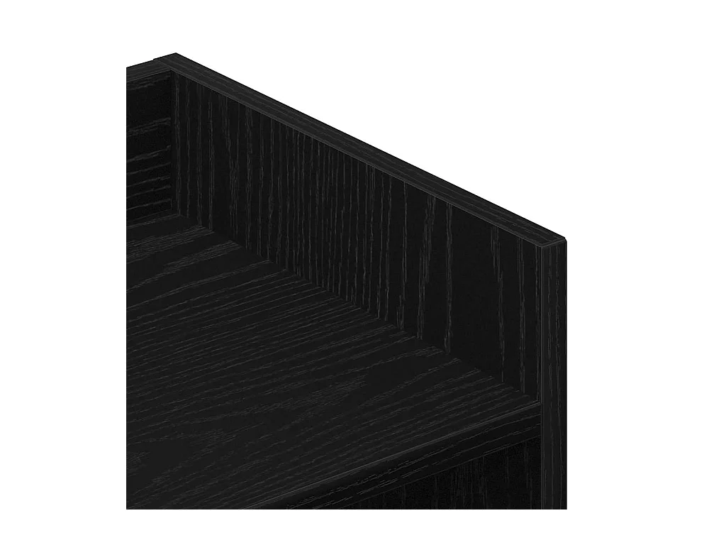 Buffet avec tiroir Noir 105 x 30 x 70 cm Bois d'ingénierie