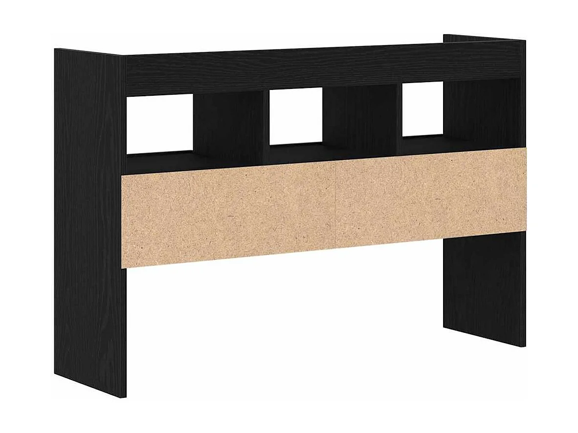Buffet avec tiroir Noir 105 x 30 x 70 cm Bois d'ingénierie