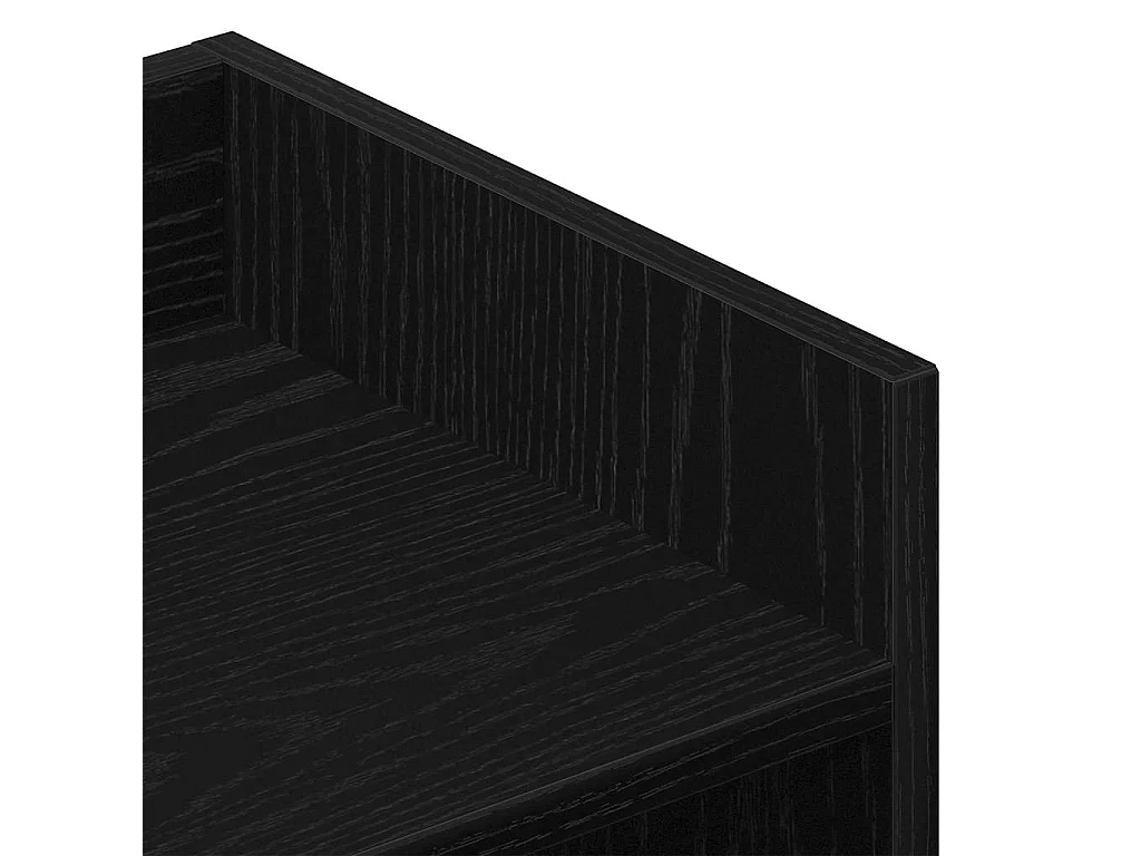 Buffet avec tiroir Noir 105 x 30 x 70 cm Bois d'ingénierie