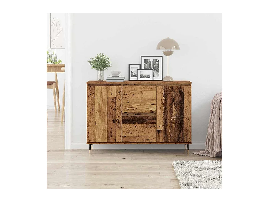 Buffet Bois ancien 101.5 x 35 x 70 cm Bois d'ingénierie