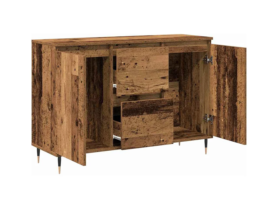 Buffet Bois ancien 101.5 x 35 x 70 cm Bois d'ingénierie