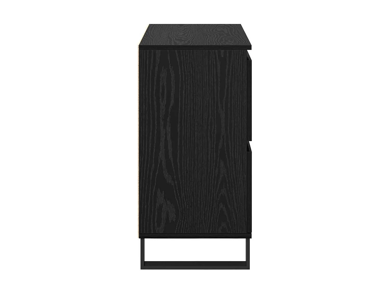 Buffet Noir 60 x 35 x 70 cm Bois d'ingénierie