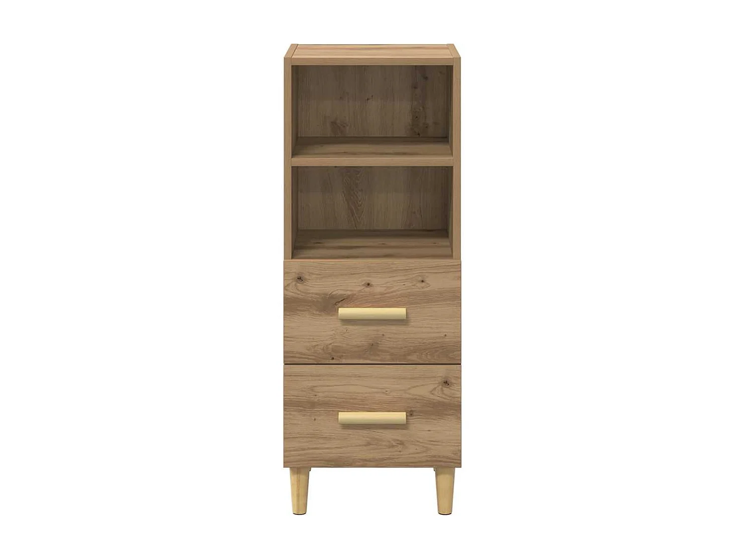 Buffet chêne artisanal 34 x 34,5 x 90 cm Bois d'ingénierie