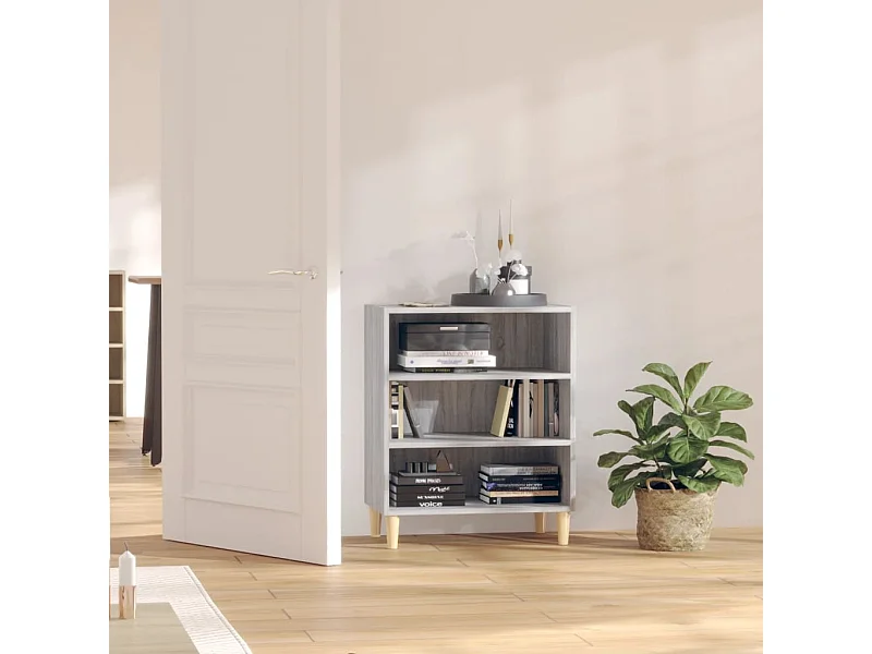 Buffet sonoma gris 57x35x70 cm bois d'ingénierie
