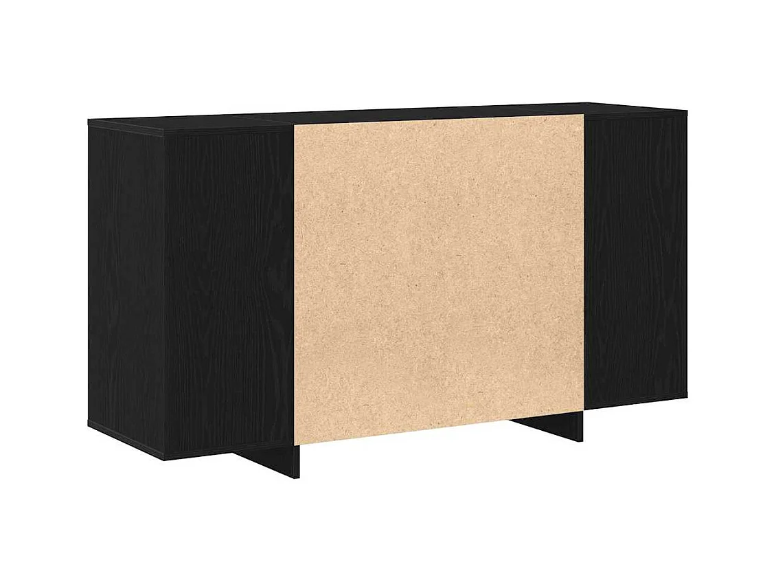Vitrina Roble negro 135 x 41 x 69 cm Madera contrachapada