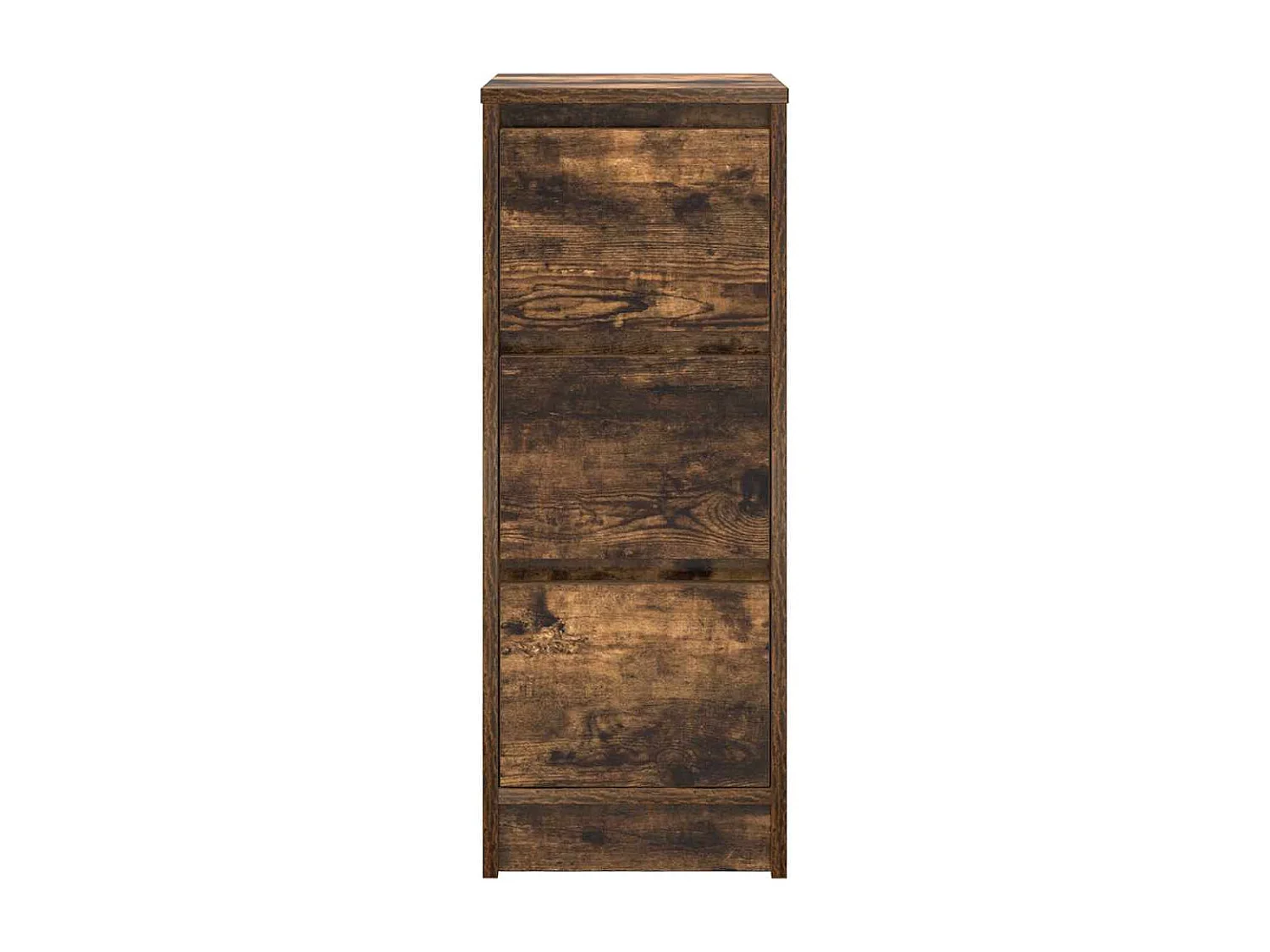 Buffet chêne fumé 29,5x34x76 cm bois d'ingénierie