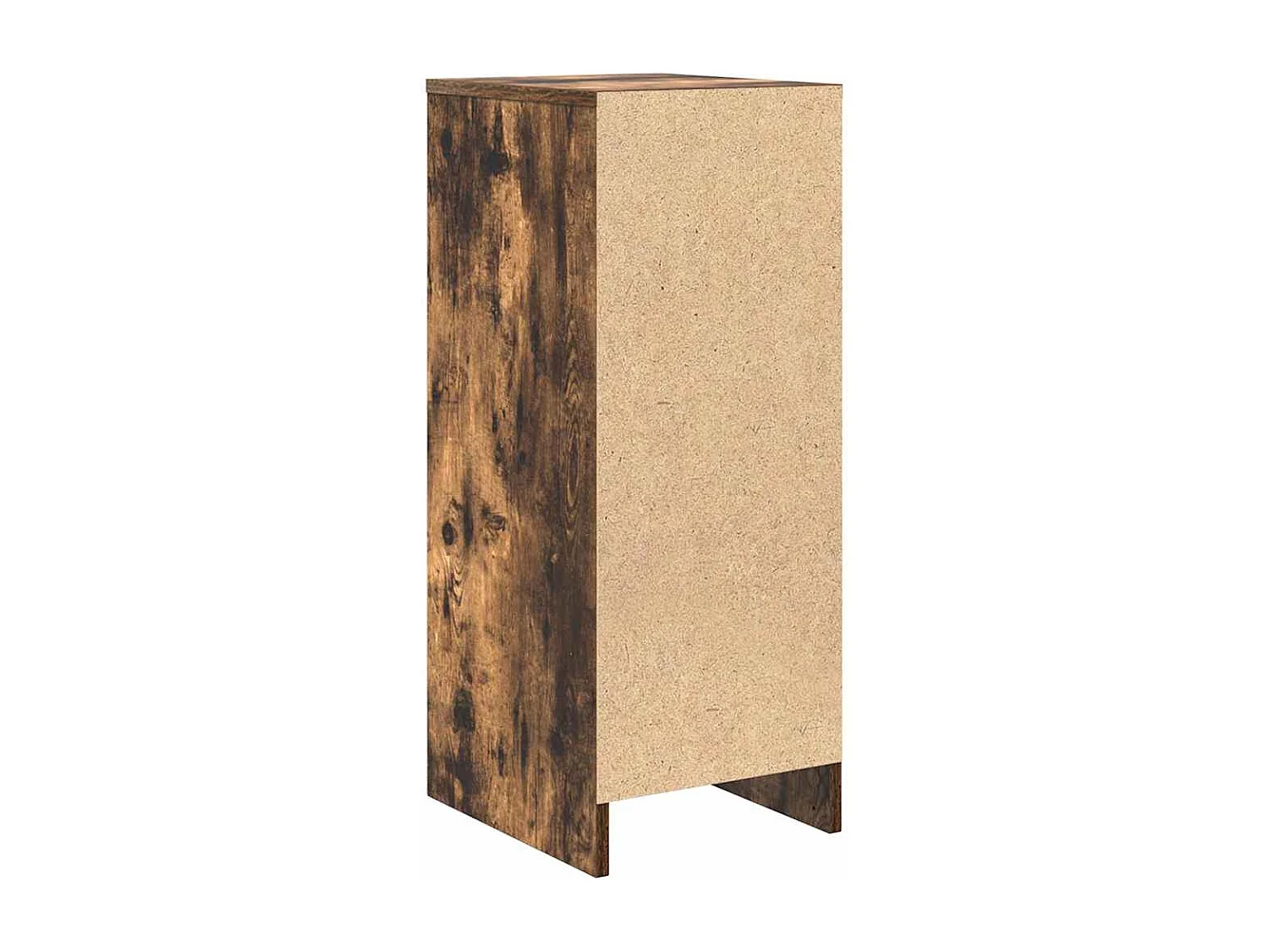 Buffet chêne fumé 29,5x34x76 cm bois d'ingénierie