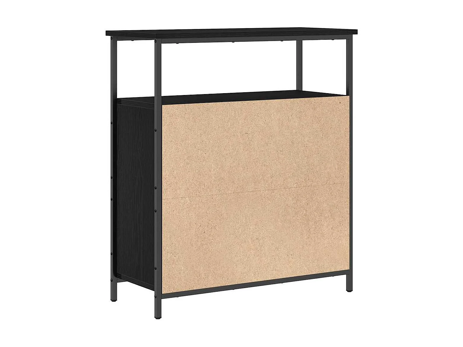 Vitrina Roble negro 70 x 30 x 80 cm Madera contrachapada