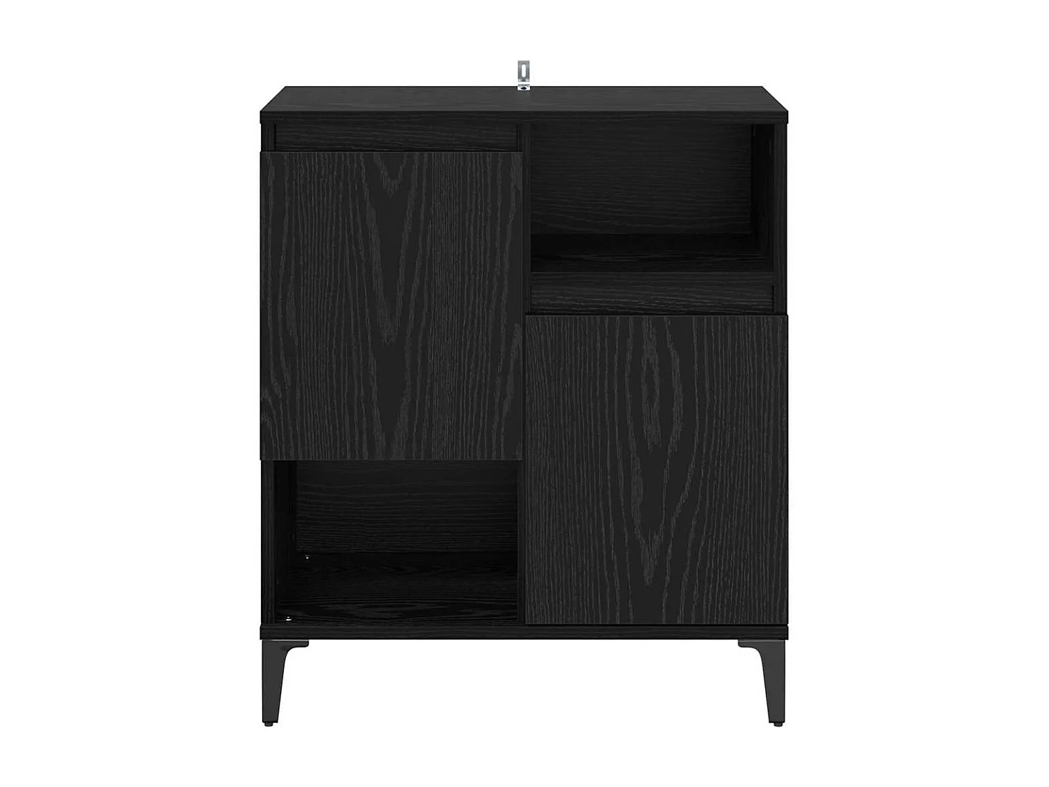 Buffet Chêne noir 60 x 35 x 70 cm Bois d'ingénierie