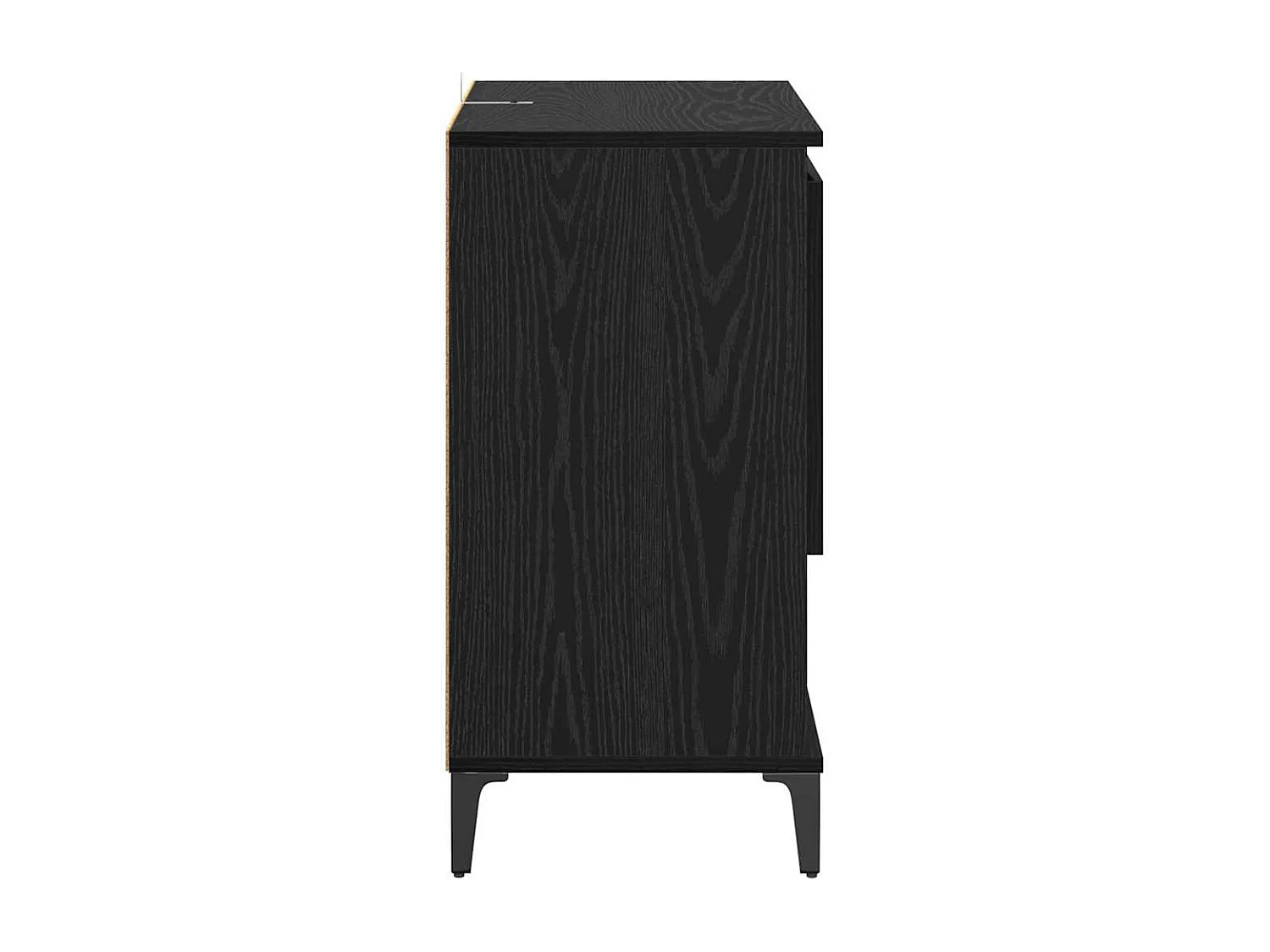 Buffet Chêne noir 60 x 35 x 70 cm Bois d'ingénierie