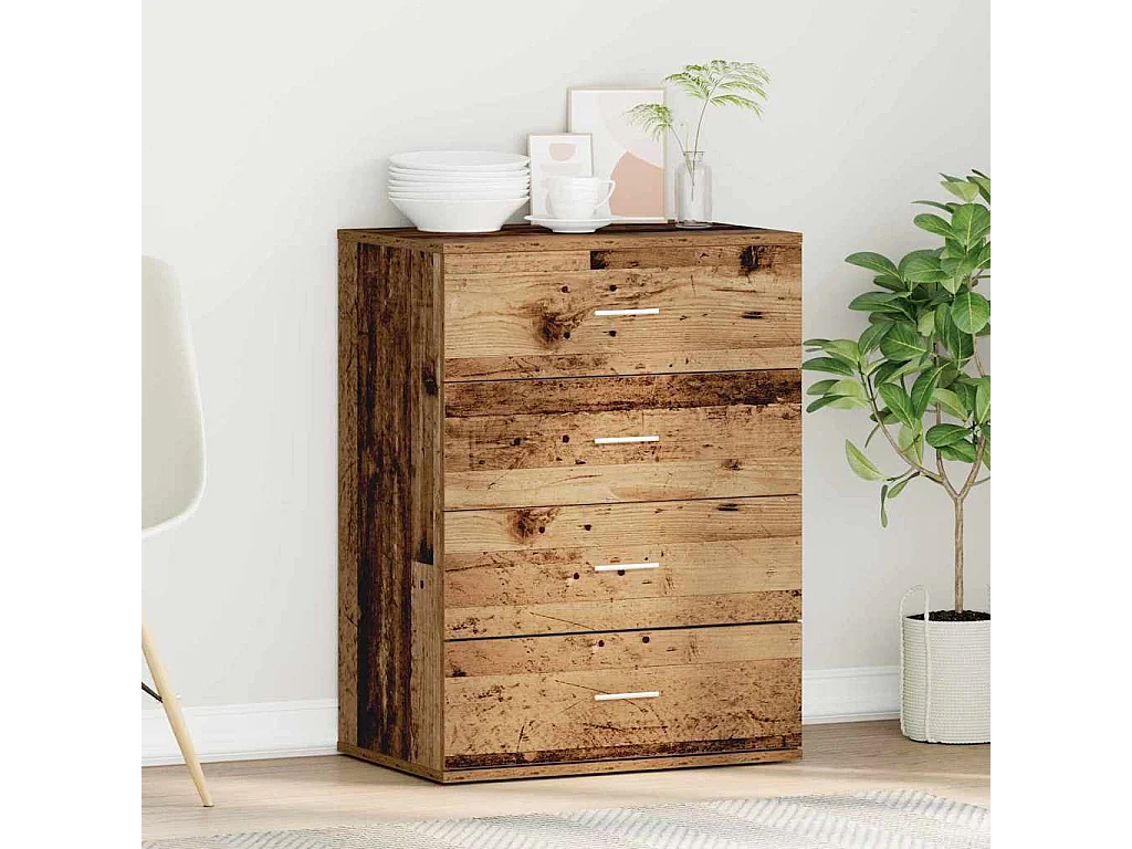 Buffet Bois ancien 60 x 39 x 80 cm Bois d'ingénierie