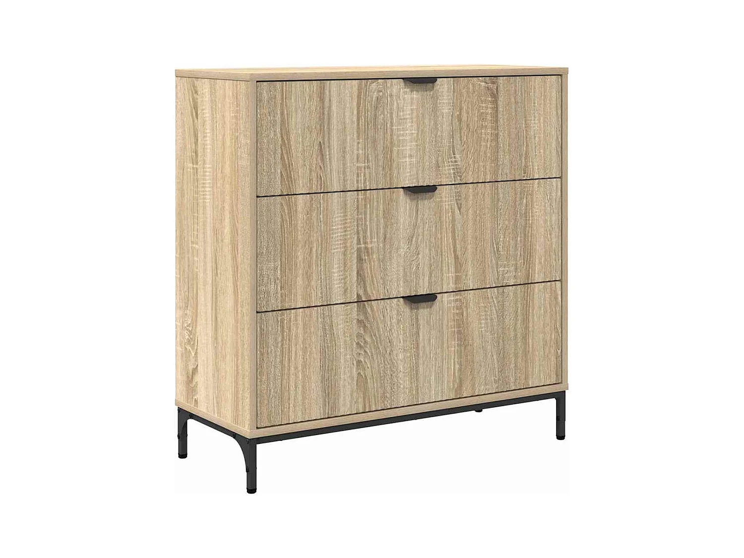 Buffet Chêne sonoma 79,5 x 33 x 82 cm Bois d'ingénierie