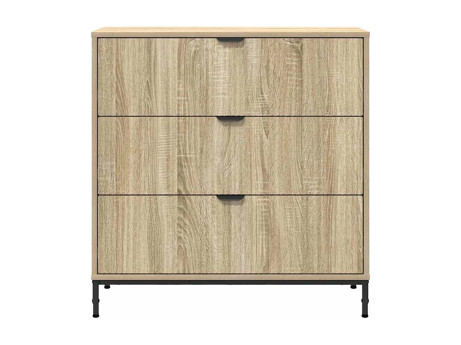 Buffet Chêne sonoma 79,5 x 33 x 82 cm Bois d'ingénierie