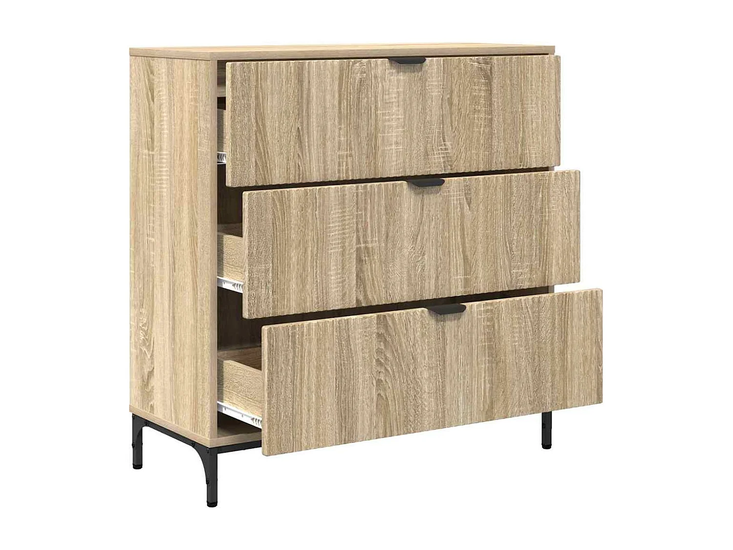 Buffet Carvalho sonoma 79.5 x 33 x 82 cm Madeira processada