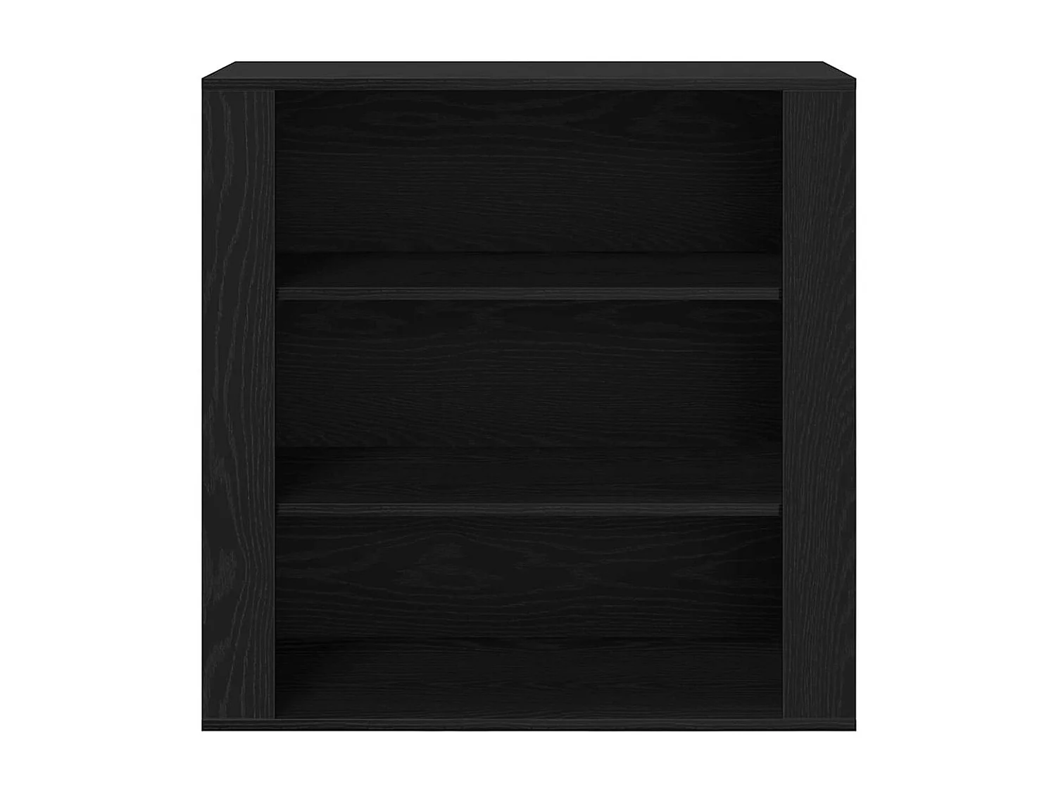 Buffet Chêne noir 80 x 33 x 150 cm Bois d'ingénierie