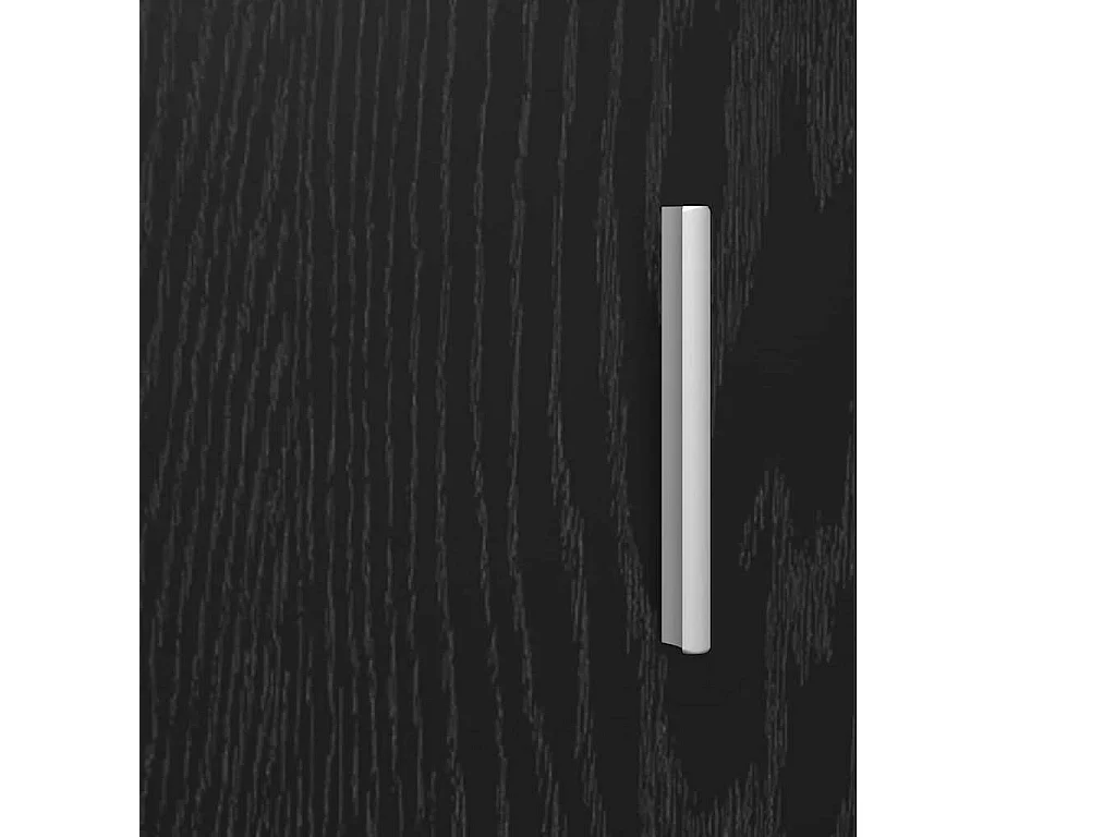 Buffet Chêne noir 40 x 80 x 75 cm Bois d'ingénierie