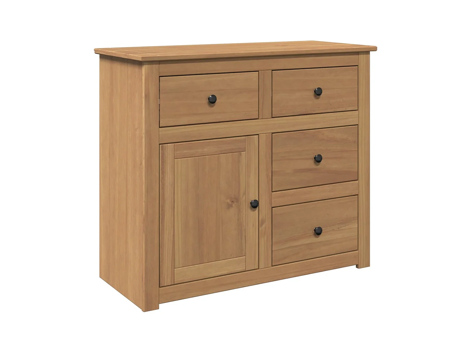 Buffet avec tiroirs Panama 93x40x80 cm bois massif de pin