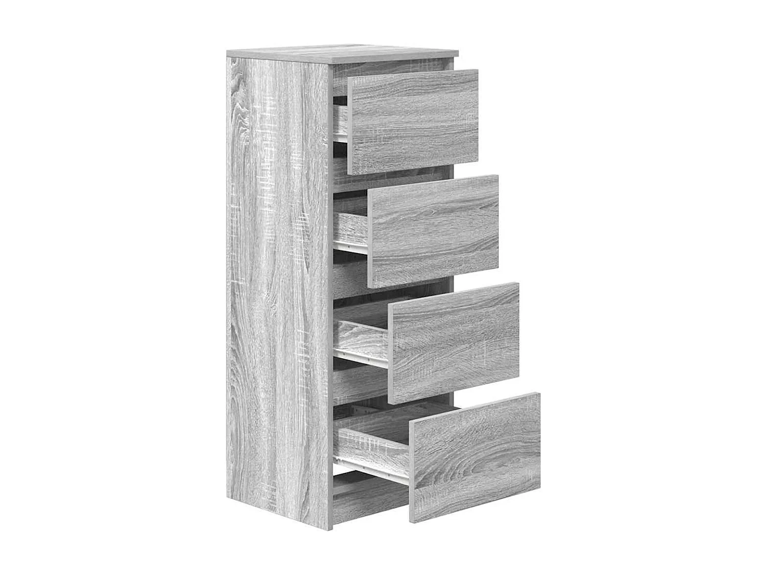 Aparador Sonoma gris 37,5x35x99 cm madera de ingeniería