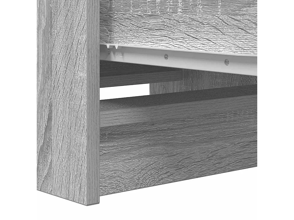 Aparador Sonoma gris 37,5x35x99 cm madera de ingeniería