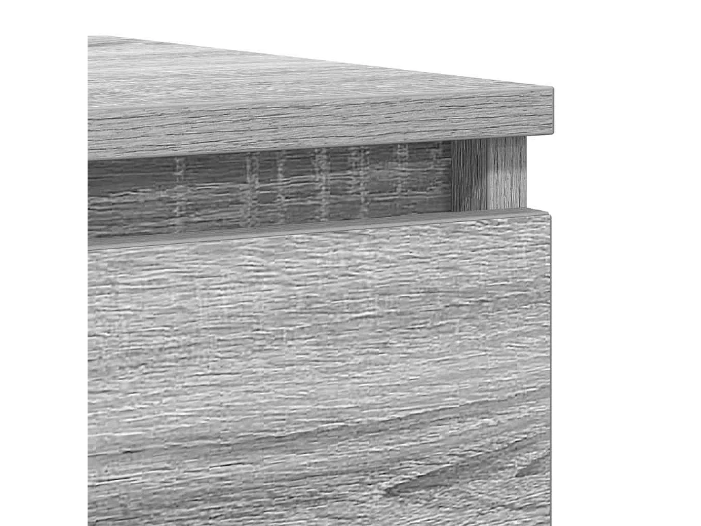 Aparador Sonoma gris 37,5x35x99 cm madera de ingeniería