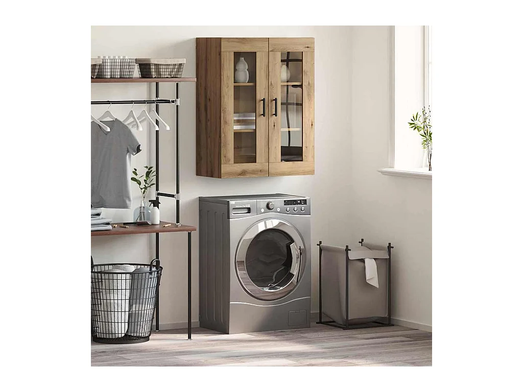 Vitrina Marrón 69.5 x 34 x 90 cm Madera contrachapada