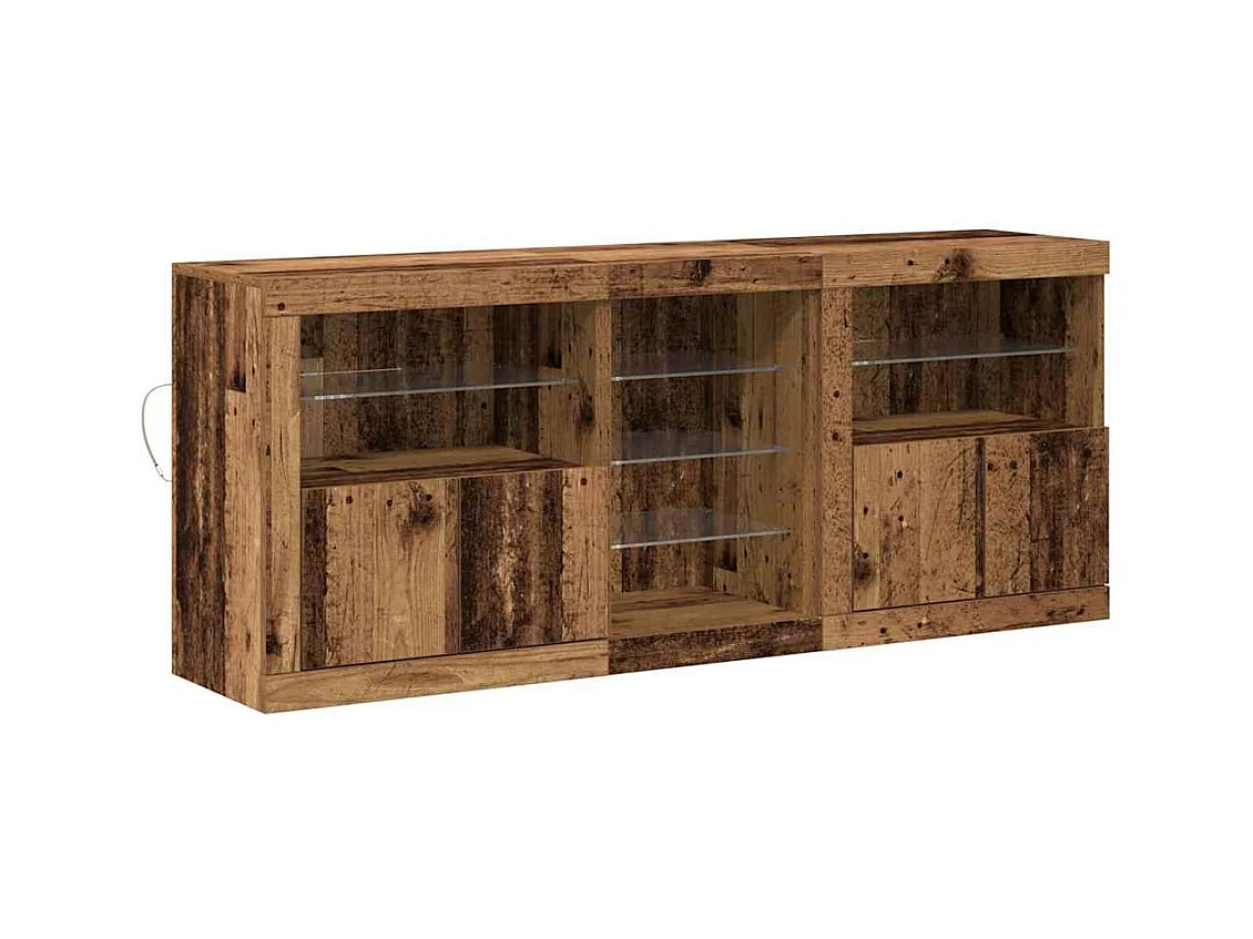 Buffet Madeira antiga 162 x 37 x 67 cm Madeira processada