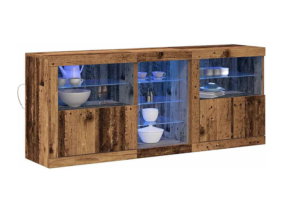 Buffet Bois ancien 162 x 37 x 67 cm Bois d'ingénierie