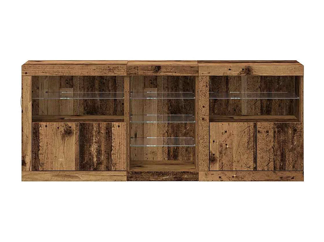 Buffet Bois ancien 162 x 37 x 67 cm Bois d'ingénierie