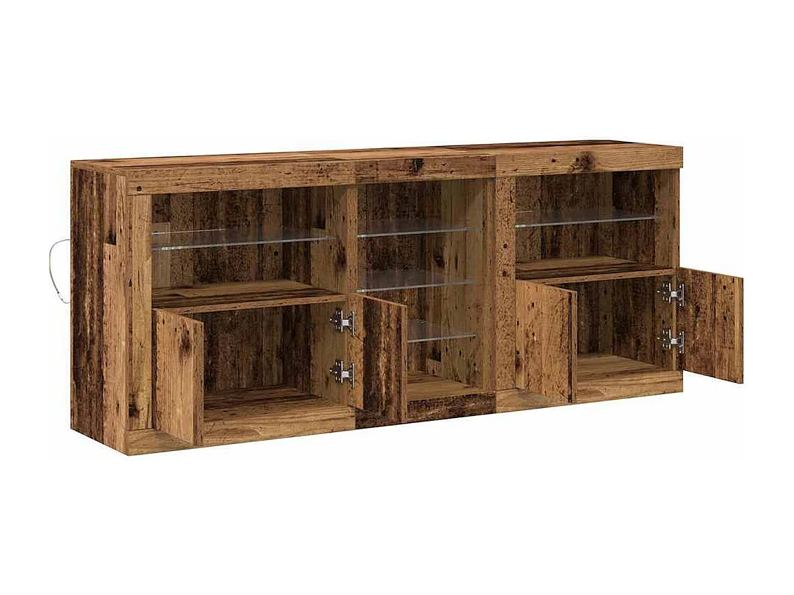 Buffet Bois ancien 162 x 37 x 67 cm Bois d'ingénierie