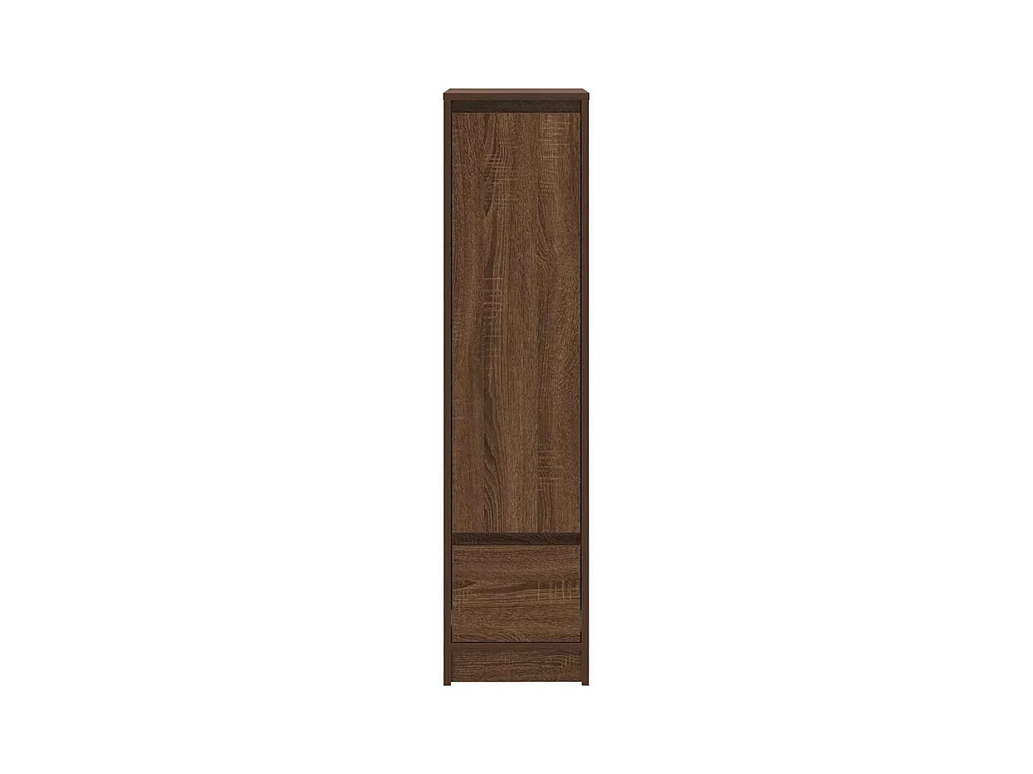 Buffet haut chêne marron 29,5x34x119,5 cm bois d'ingénierie