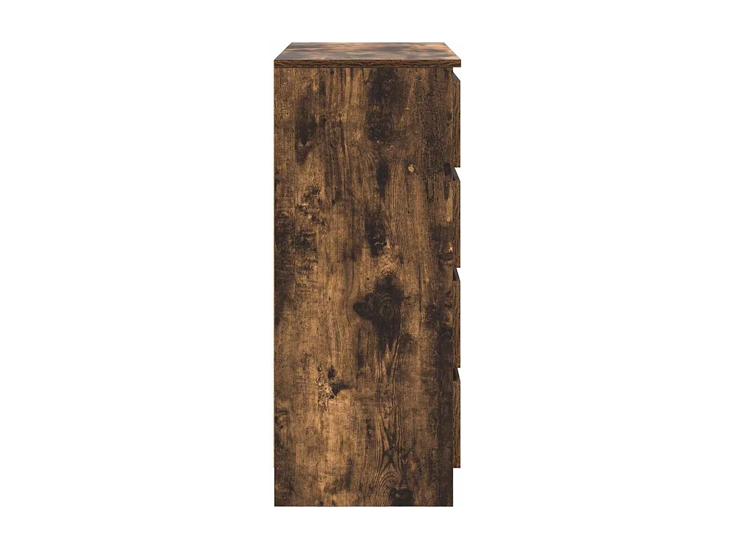 Buffet avec tiroirs chêne fumé 71x35x84 cm bois d'ingénierie