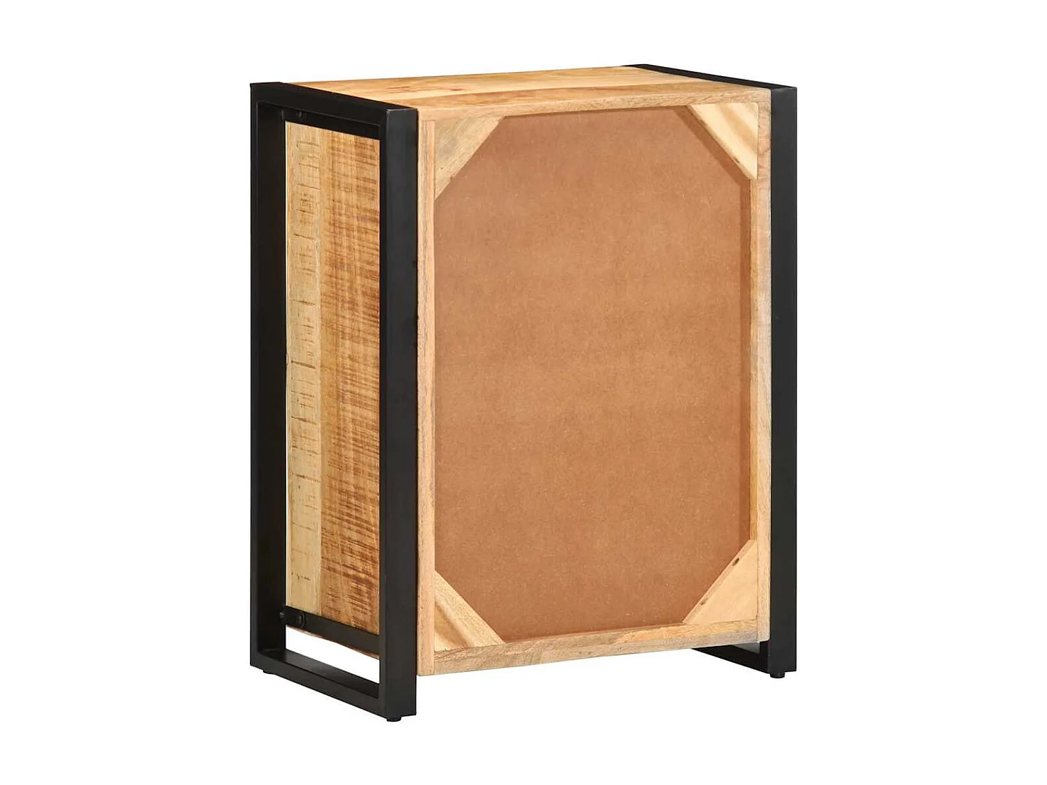 Buffet 55x35x70 cm bois de manguier brut massif