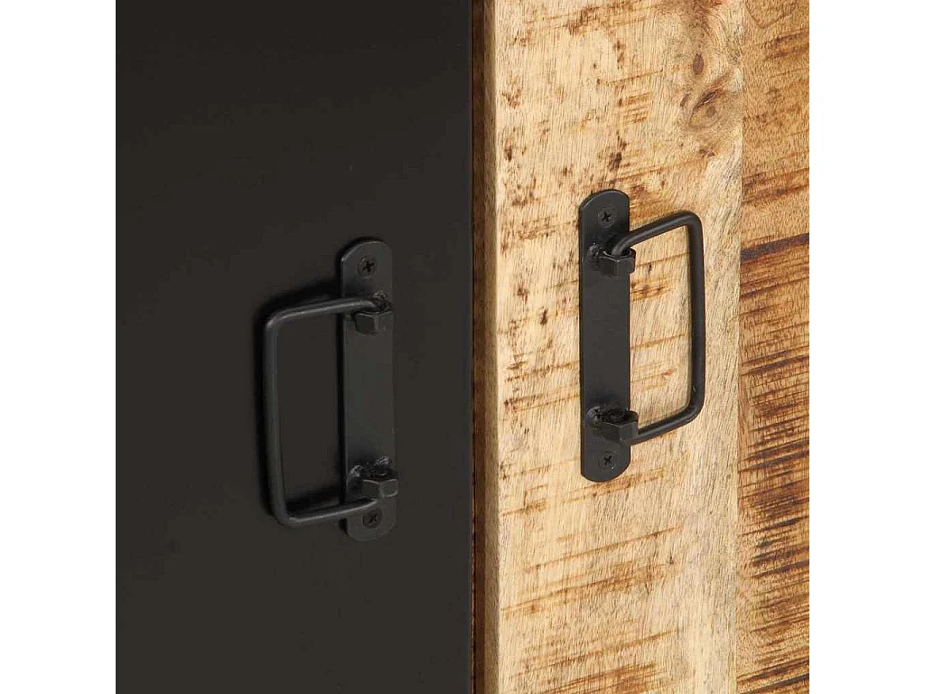 Buffet 55x35x70 cm bois de manguier brut massif