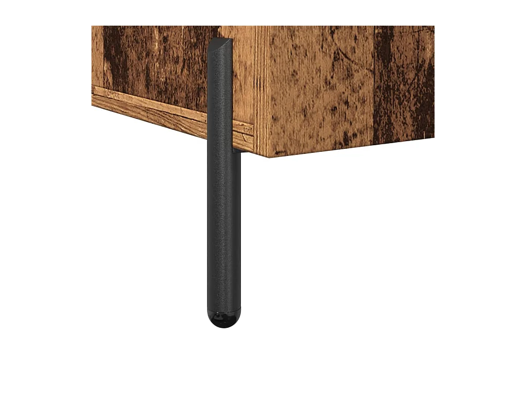 Buffet vieux bois 100x36x60 cm bois d'ingénierie