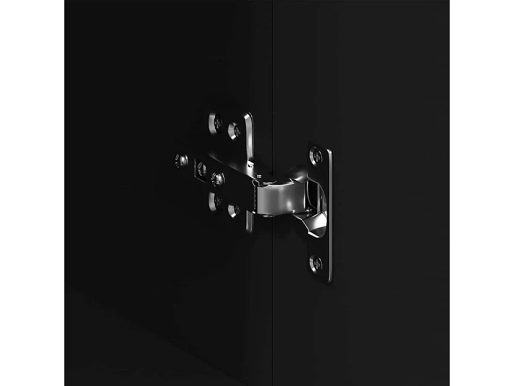 Buffet avec tiroir Noir 120 x 36 x 69 cm Bois d'ingénierie