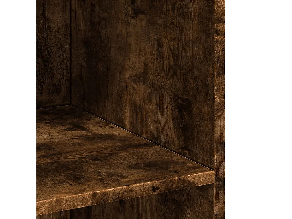 Buffet chêne fumé 70x41x93 cm bois d'ingénierie