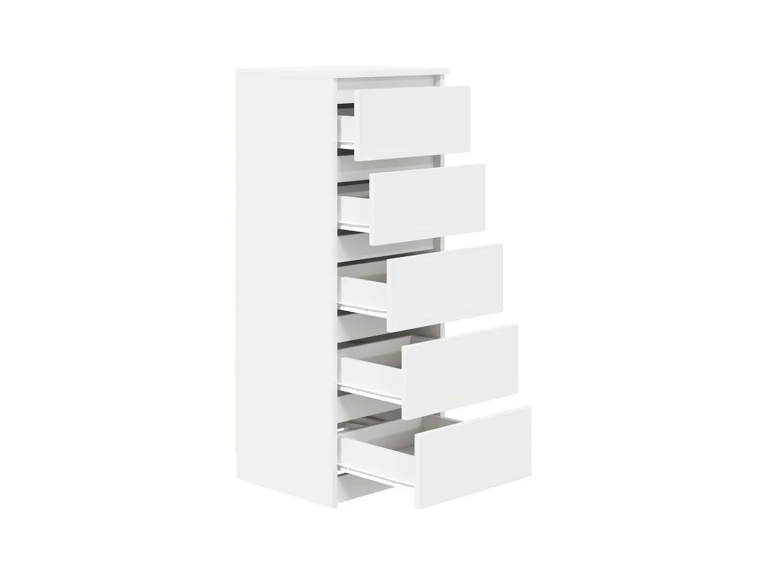 Buffet avec tiroirs blanc 37,5x35x99 cm bois d'ingénierie