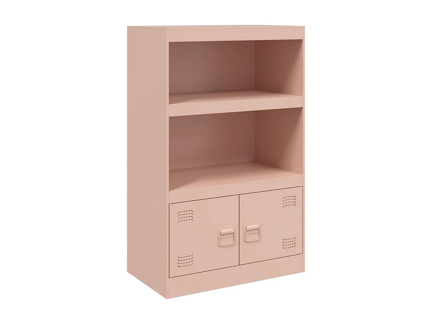 Buffet rose 67x39x107 cm acier