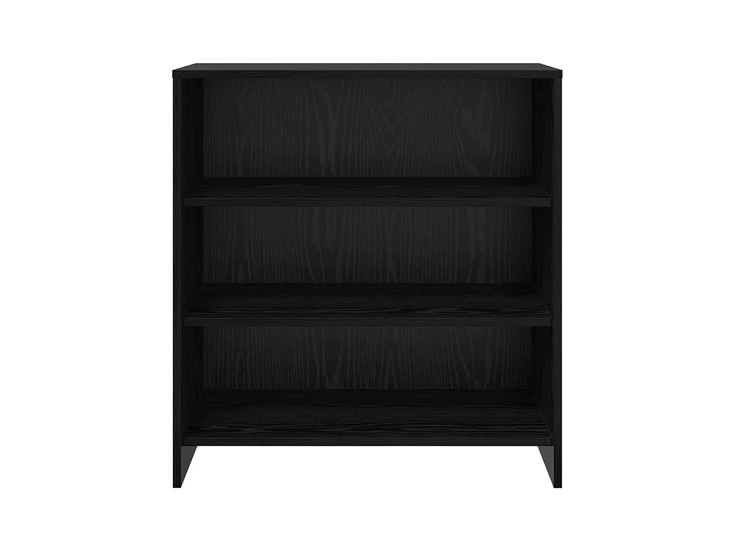 Buffet Noir 70 x 41 x 75 cm Bois d'ingénierie