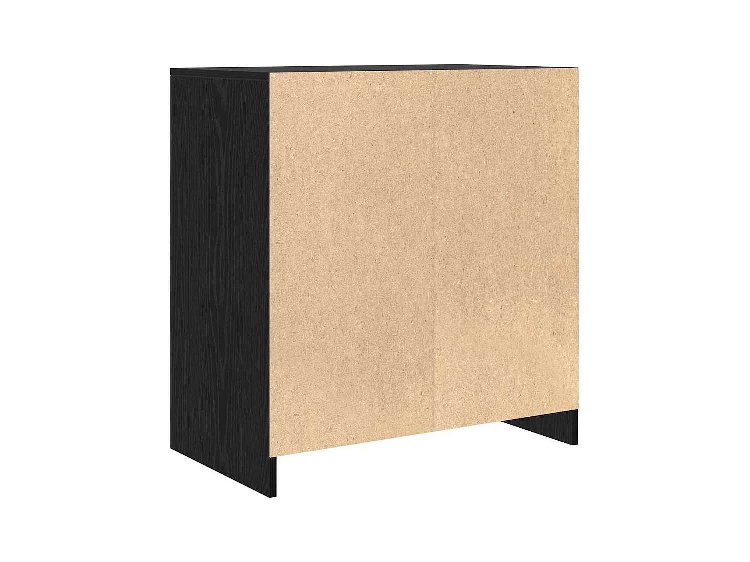 Buffet Noir 70 x 41 x 75 cm Bois d'ingénierie