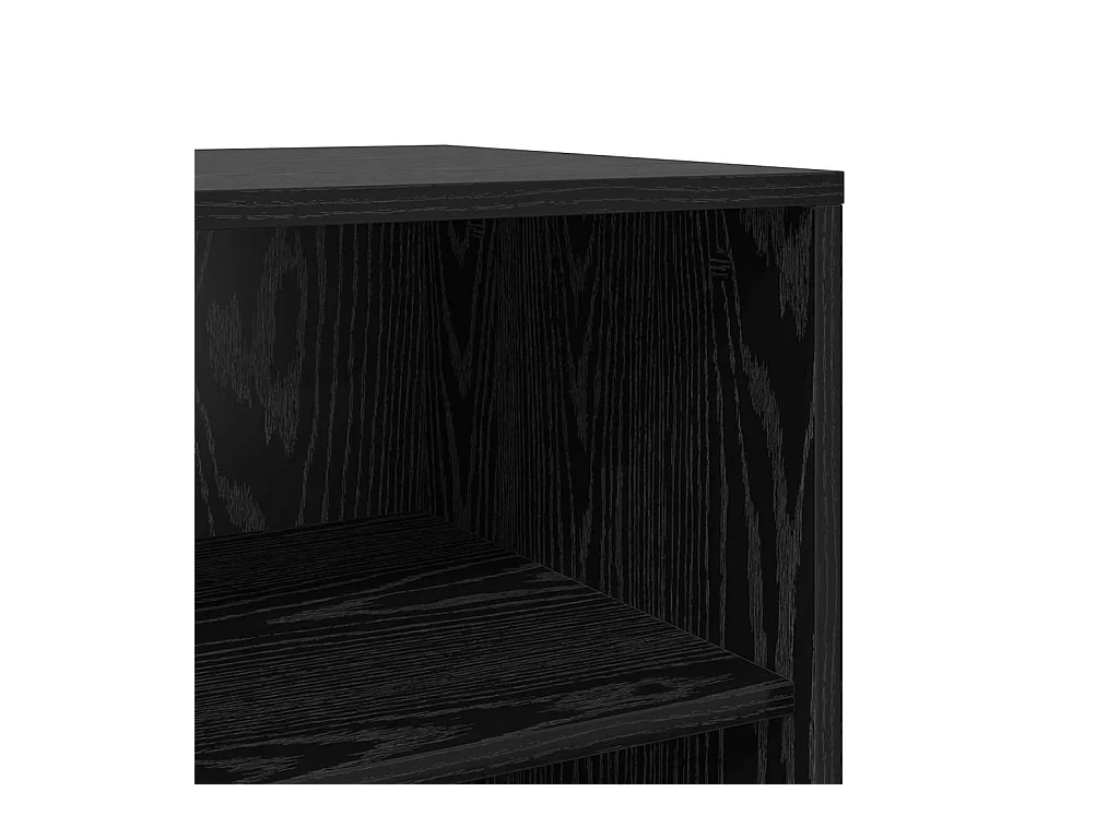 Buffet Noir 70 x 41 x 75 cm Bois d'ingénierie