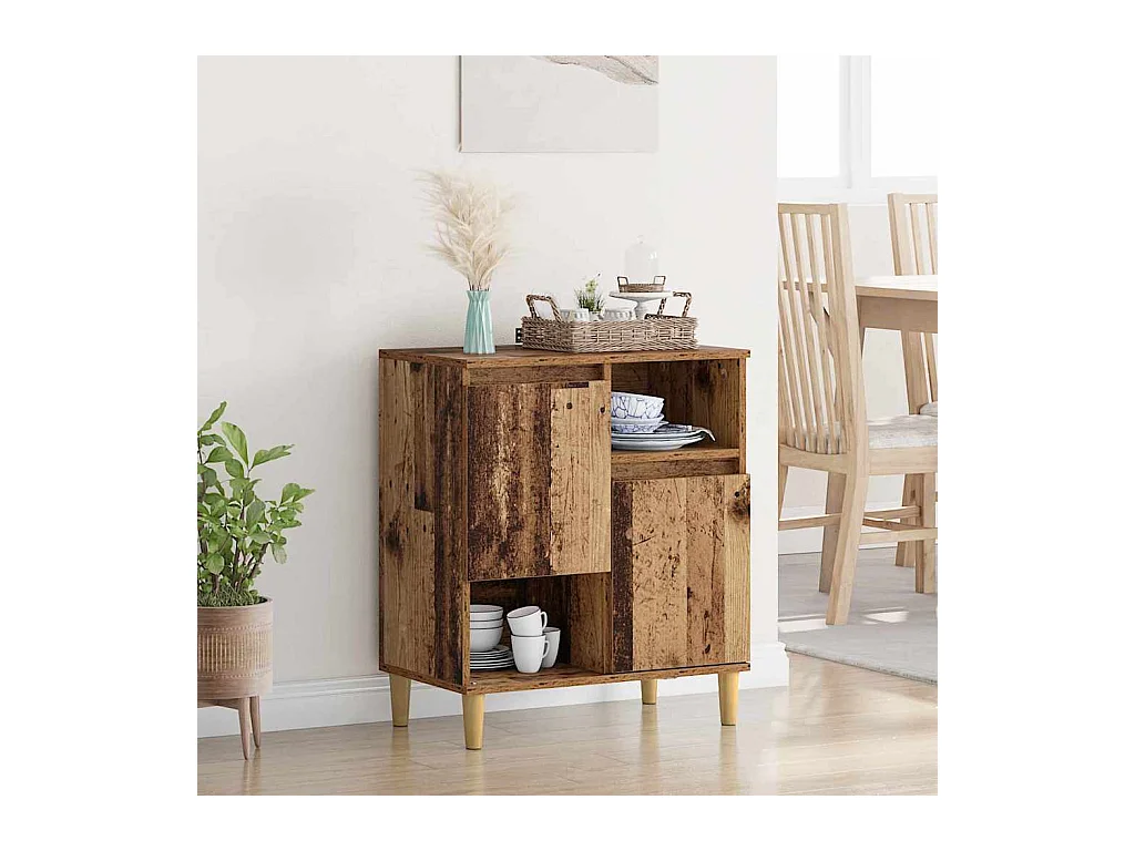 Buffet Bois ancien 35 x 60 x 70 cm Bois d'ingénierie