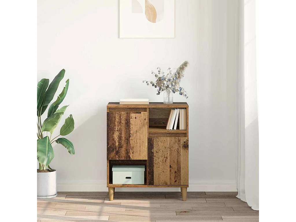 Buffet Bois ancien 35 x 60 x 70 cm Bois d'ingénierie