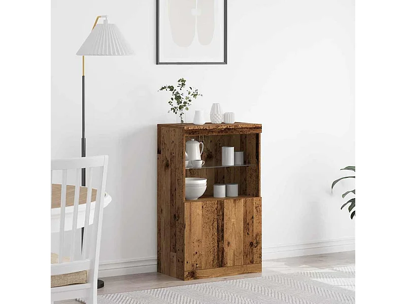 Vitrina Marrón 60 x 37 x 100 cm Madera contrachapada